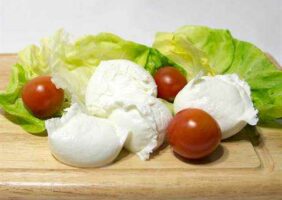 Le calorie della mozzarella di bufala