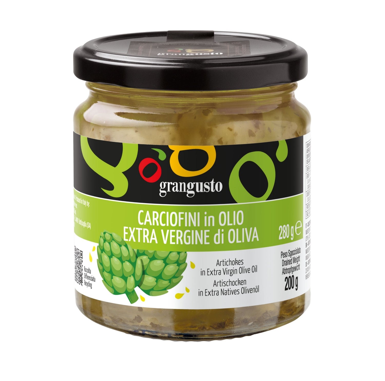 Carciofi in olio extravergine