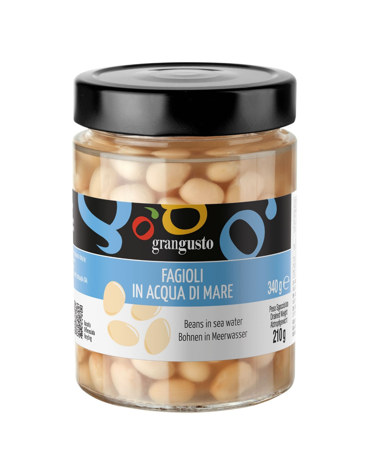 Fagioli in acqua di mare