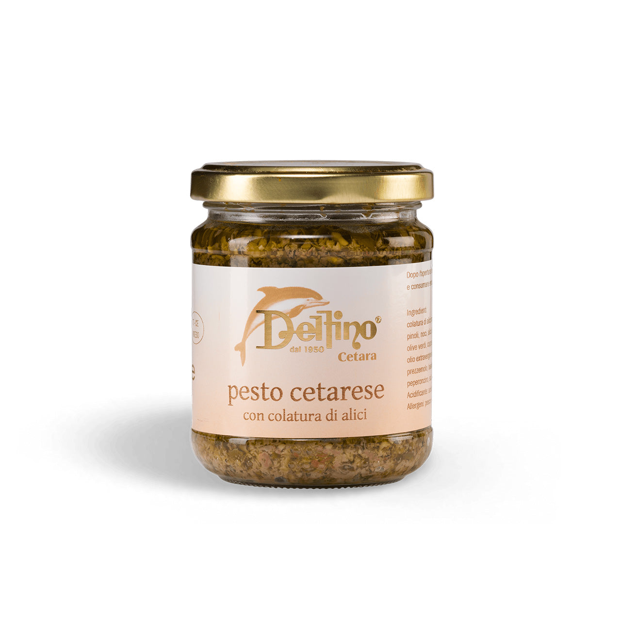 Vasetto di pesto cetarese con colatura di alici Delfino